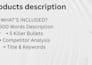 write seo optimized amazon products description with keywords